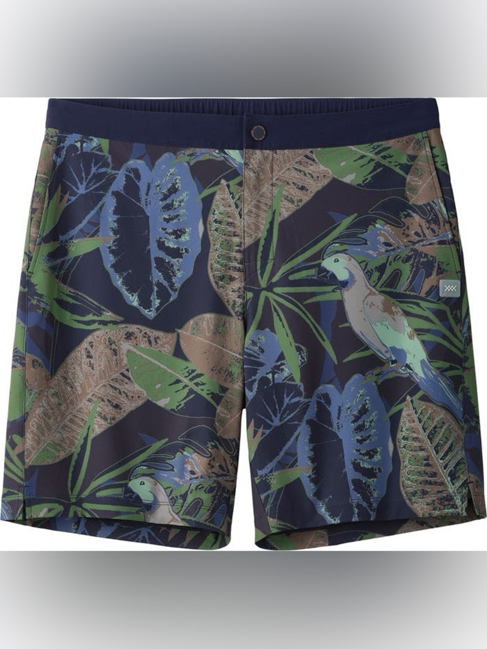 NWT Rhone Barrier Swim Short Trunks Lined Tropical Navy Men’s Large